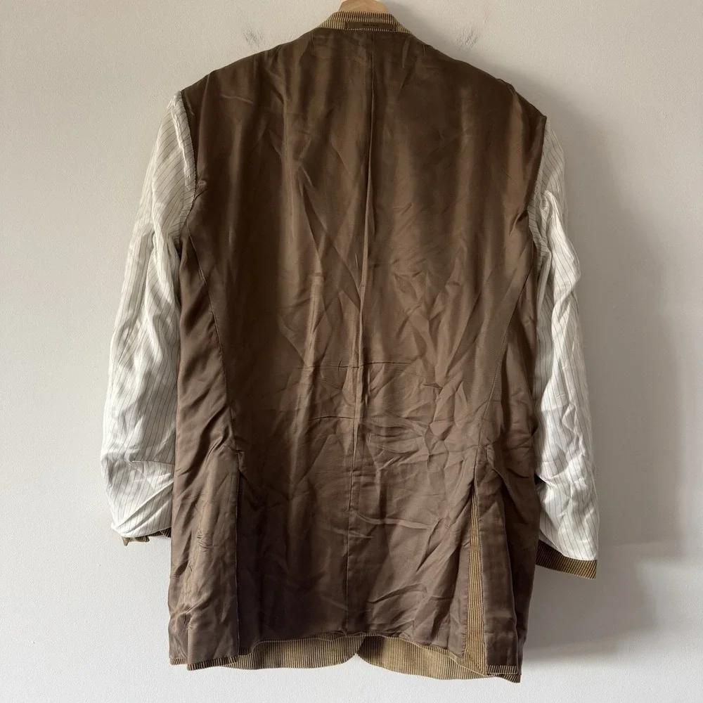 Ermenegildo Zegna‎ CASHCO Corduroy Blazer Made In Italy Money SEE MEASUREMENTS